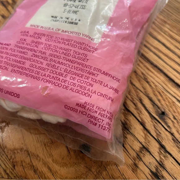 Silkies Sheer Toe-to-Waist Pantyhose Lot Queen White 80504 Vintage 2003 USA - Picture 3 of 4